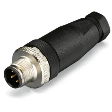 WAGO Industrial Circular Connectors, 5 Contacts, Plug-In, M12 Connector, Plug, Male, IP67, 756 Series - 756-9203/050-000 product image