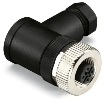 WAGO Industrial Circular Connectors, 4 Contacts, Plug-In, M12 Connector, Plug, Male, IP67, 756 Series - 756-9215/040-000 product image