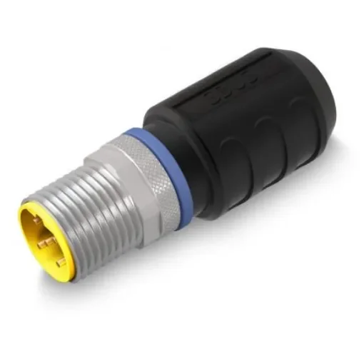 WAGO Industrial Circular Connectors, 5 Contacts, Plug-In, M12 Connector, Plug, Male, IP67, 756 Series - 756-9409/060-000 product image