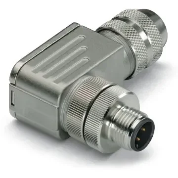 WAGO Industrial Circular Connectors, 4 Contacts, Plug-In, M12 Connector, Plug, Male, IP67, 756 Series - 756-9501/040-000 product image