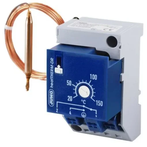 Jumo Capillary Thermostat, Automatic Reset, Surface Mount - 603070/0070-7-043-000-00-2000-40-13-460-10-00-000 product image
