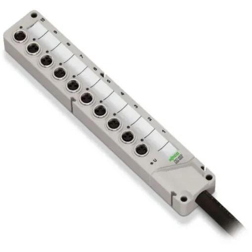 WAGO 757 Series Actuator Hub, M8, 5m cable, 3 way, 8 port - 757-483/000-005 product image