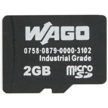 WAGO 2 GB Industrial MicroSD SD Card - 758-879/000-3102 product image