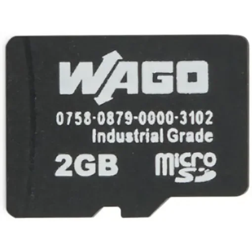 WAGO 2 GB Industrial MicroSD SD Card - 758-879/000-3102 product image