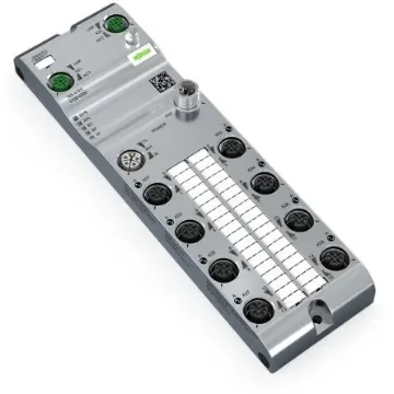 WAGO 765 Series I/O module, M12, 5 way, 8 port - 765-4101/100-000 product image