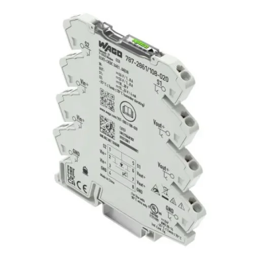 WAGO Electronic Circuit Breaker 8A 24V 787, 1 channels , DIN Rail - 787-2861/108-020 product image
