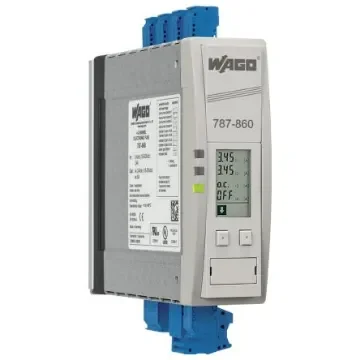 WAGO Electronic Circuit Breaker 6A 24V 787, 4 channels , DIN Rail - 787-860 product image