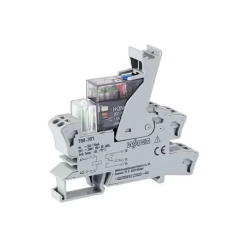 WAGO 788 Series Relay Module, DIN Rail Mount, 24V dc Coil, SPDT, 1-Pole, 16A Load - 788-391 product image