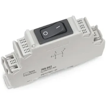 WAGO Circuit Breaker, 2P, 16A, 250V AC, 250 V Breaking Capacity - 789-802 product image