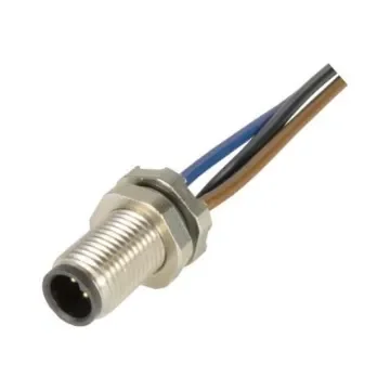 HARTING Connector, 3 Contacts, Front Mount, M5 Connector, Plug, Male, IP67, Circular Connectors M5 Series - 21470000002 product image