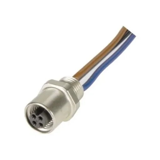 HARTING Connector, 3 Contacts, Front Mount, M5 Connector, Socket, Female, IP67, Circular Connectors M5 Series - 21470000006 product image