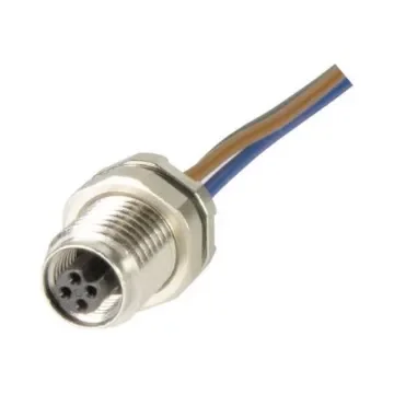 HARTING Connector, 3 Contacts, Front Mount, M5 Connector, Socket, Female, IP67, Circular Connectors M5 Series - 21470000008 product image
