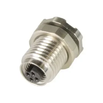 HARTING Connector, 3 Contacts, Rear Mount, M5 Connector, Socket, Female, IP67, Circular Connectors M5 Series - 21470000010 product image