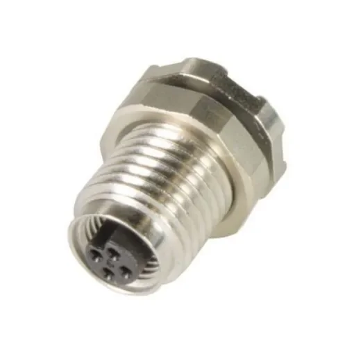 HARTING Connector, 3 Contacts, Rear Mount, M5 Connector, Socket, Female, IP67, Circular Connectors M5 Series - 21470000010 product image