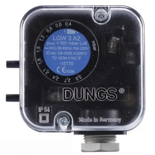 Jumo 4ADS Series Pressure Switch, 1bar Min, 10bar Max, Analogue Output, Differential Reading - 4ADS-82 1 .. 10 mbar product image