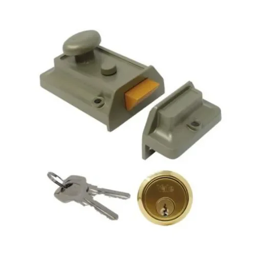 Yale B-81 Deadlocking Nightlatch - B-81-DMG-PB-60 product image