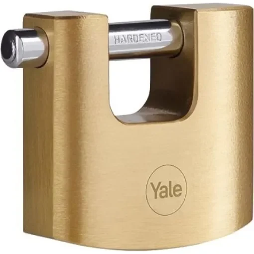 Yale Padlock Brass Padlock, 10mm Shackle, 70mm Body - Y114B/70/113/1 product image