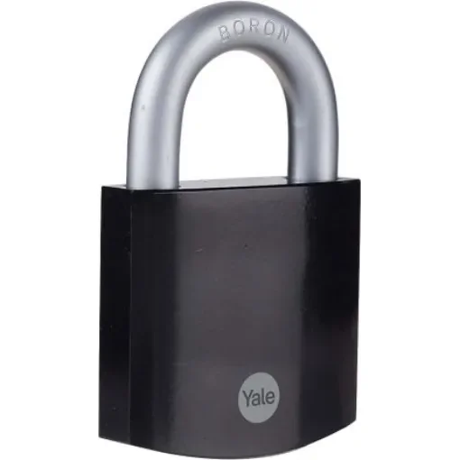 Yale Padlock Hardened Steel Steel Padlock, 9mm Shackle, 48mm Body - Y90SB/45/129/1 product image