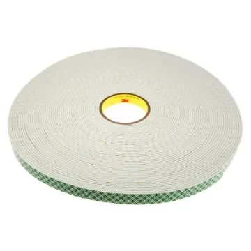 3M SCOTCH 4008, 4008 White Foam Tape, 19.0mm x 33.0m, 3.20mm Thick - 3M 4008 19mm x 33 m product image