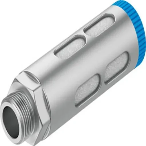 Festo GRU Die Cast Aluminium 10bar Pneumatic Silencer, Threaded, G 1/8 Male - GRU-1/8-B product image