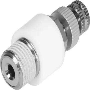 Festo VFFK Nickel Plated Brass 10bar Pneumatic Silencer, Threaded, R 1/4 - VFFK-C-K-R14-P product image