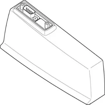 Festo VMPAC series G 3/8 End Plate for use with Valve Terminal MPA-C, 576562 - VMPAC-EPL-IP-O product image