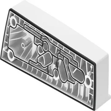 Festo VMPAC series G 3/8 End Plate for use with Valve Terminal MPA-C, 576563 - VMPAC-EPR-IN product image