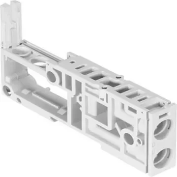 Festo VMPAL series 1 station Sub Base for use with Valve Terminals MPA-L, 8034558 - VMPAL-AP-14-T1-RV product image