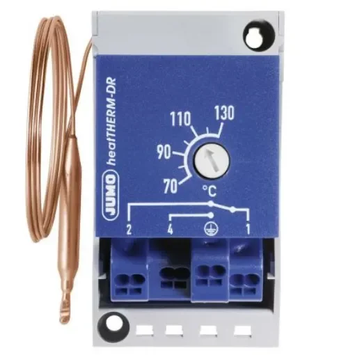 Jumo Capillary Thermostat, Automatic Reset, Surface Mount - 603070/0070-7-671-000-00-2000-40-10-00-00-000-00- product image