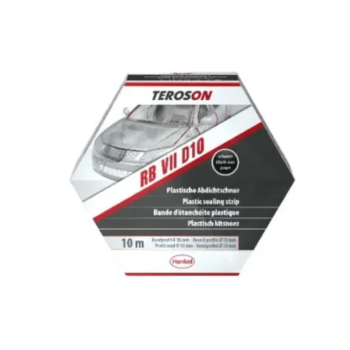 Teroson RB VII BK D10 Black, Light Grey Sealant Sealant Strip - TEROSON RB VII BK D10 LR10M product image