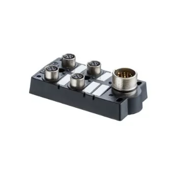 M Series M12 Distribution Box 4 Ports 4A - DB12-5A4M23-DPS7001 product image