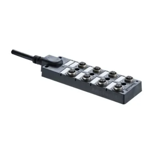 M Series M12 Distribution Box 8 Ports 4A - DB12-5A8CAB-DPS7B02 product image
