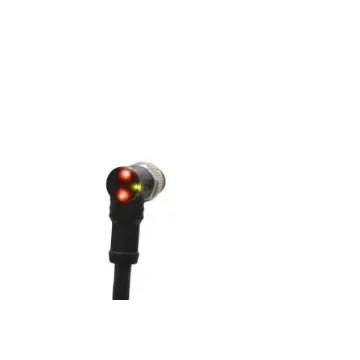 M12 A 05P M Conn M Pin Overmolded W/LED - LM12A-05BMMM-SR8B01 product image