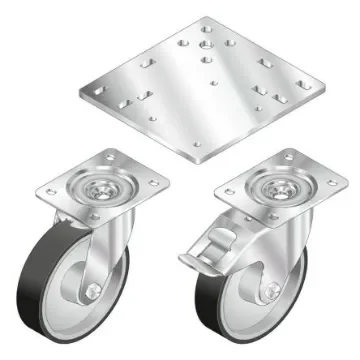 Bosch Rexroth Fixed Castor Wheel, 3000N Capacity, 160mm Wheel - 3842562059 product image