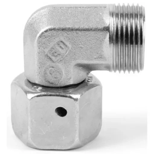 Parker Hydraulic Swivel Nut Elbow 24° Cone Male to 24° Cone Male, EW16SOMD71 product image