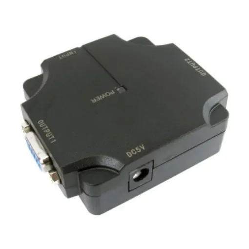 NewLink 2 Port 1 Input 2 Output SVGA Splitter 1920 x 1080 - NLKVS-65002 product image