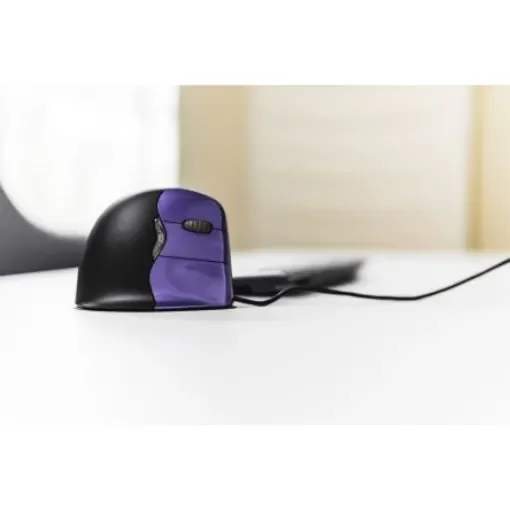 Evoluent BNEEVR4S 6 Button Wired Vertical Laser Mouse Black, Grey product image