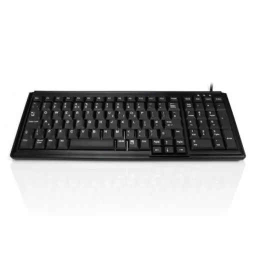 Ceratech KYB500-K103 Wired PS/2, USB Compact Keyboard, QWERTY (UK), Black - KYB500-K103-BK product image