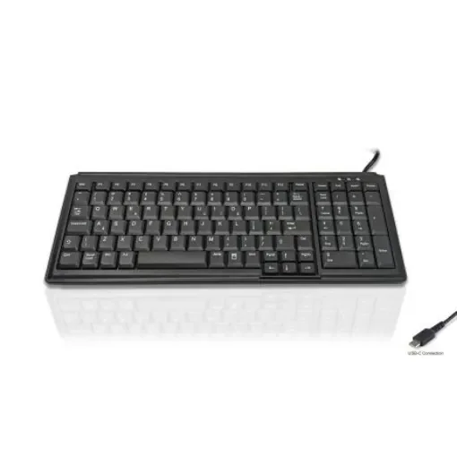 Ceratech KYB500-K103-US Wired USB Compact Keyboard, QWERTY (US), Black - KYB500-K103-US-C product image