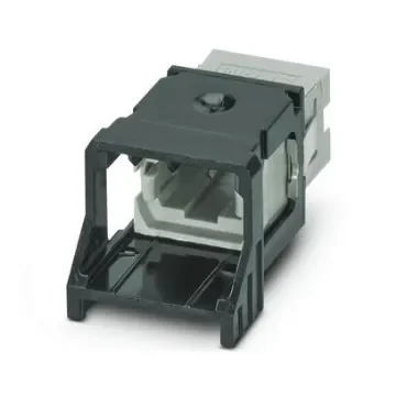 Phoenix Contact 1041840 FSMA Multimode Duplex Fibre Optic Adapter product image