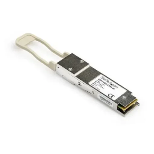 StarTech.com Cisco Compatible QSFP+ Multi Mode Transceiver Module, Full Duplex, 40000Mbit/s - QSFP-40G-CSR4-ST product image