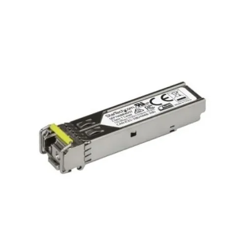 StarTech.com MSA Compatible LC Single Mode SFP Transceiver Module, Half/Full Duplex, 155Mbit/s - SFP100BBXDST product image