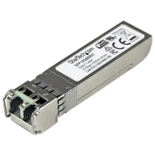 StarTech.com MSA Compatible LC Single Mode SFP Transceiver Module, Full Duplex, 10000Mbit/s - SFP10GBERST product image