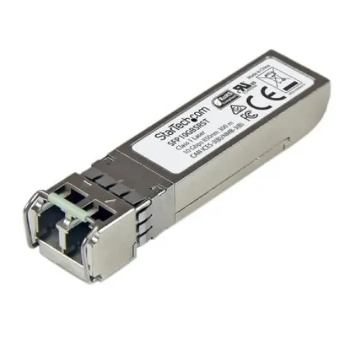 StarTech.com MSA Compatible LC Multi Mode SFP Transceiver Module, Full Duplex, 10000Mbit/s - SFP10GBSRST product image
