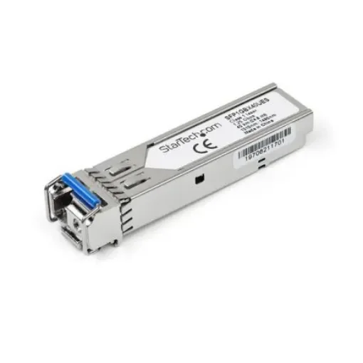 StarTech.com Dell EMC Compatible LC Single Mode SFP Transceiver Module, Full Duplex, 1000Mbit/s - SFP1GBX40UES product image