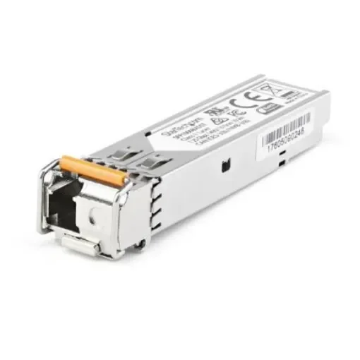 StarTech.com Dell EMC Compatible LC Single Mode SFP Transceiver Module, Full Duplex, 1000Mbit/s - SFP1GBX80UES product image