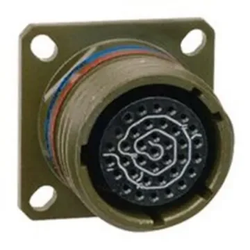 Amphenol Limited, D38999 Threaded Entry 6 Way Panel Mount MIL Spec Circular Connector Receptacle, Socket Contacts,Shell - D38999/20WB98SN product image
