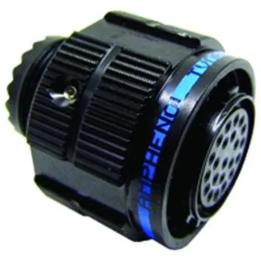 Amphenol Limited, D38999 Threaded Entry 6 Way Cable Mount MIL Spec Circular Connector Plug, Pin Contacts,Shell Size - D38999/26ZB98PN product image