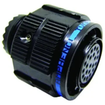 Amphenol Limited, D38999 Threaded Entry 6 Way Cable Mount MIL Spec Circular Connector Plug, Pin Contacts,Shell Size - D38999/26ZE6PN product image