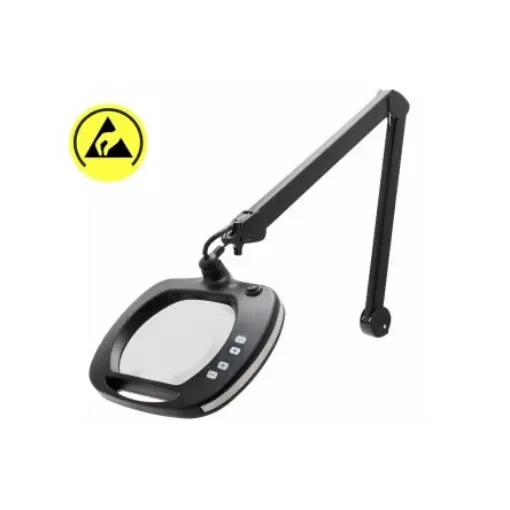 ideal-tek LED Magnifying Lamp with LED Lamp, 5dioptre, 19 x 15.7mm Lens - LE-UVWE5D.IT product image